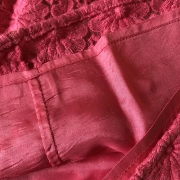 Lily Pulitzer Pink Lace and Stitched Flower Cocktail Dress - Picture 7 of 8